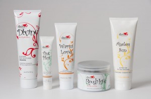 A group of different types of skin care products.
