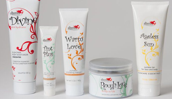 A group of different types of creams and lotions.