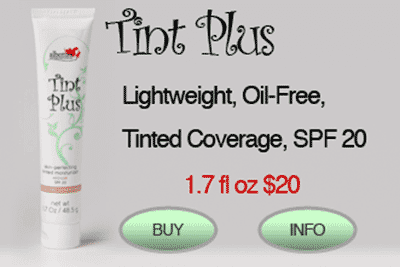 A picture of the tint plus product with information.