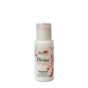 Albertini International Divine Skin Hydrator Unscented In-Shower Body Moisturizer Travel Size
